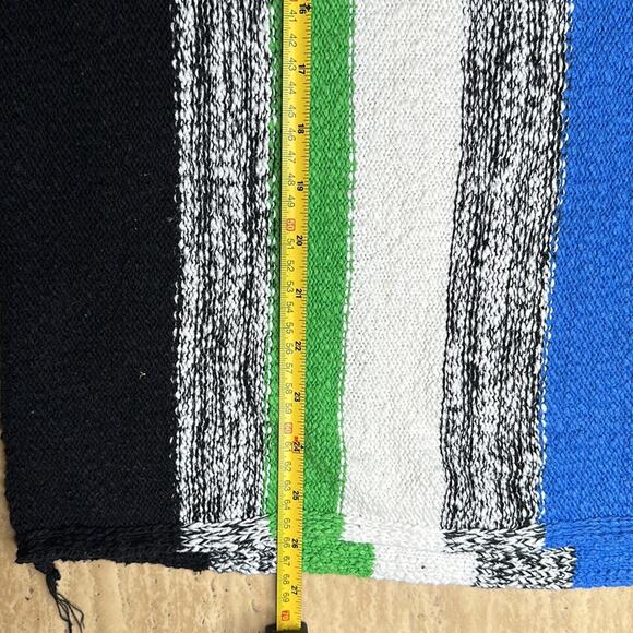 Ruby Rd. Plus Size Oversized Sweater Vertical Stripes Knit Mock Neck Sweater - Picture 9 of 11